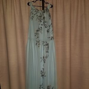 Baby blue semi formal dress